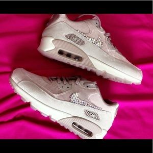 Swarovski Brand New Nike Air Max 90LX Velvet